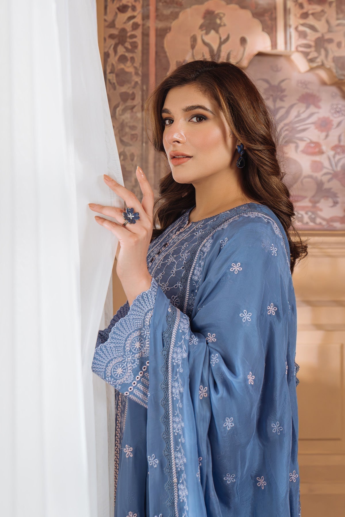 Sahar | Festive Edit Ready to Wear | Lagoon Luxe - RTW - House Of Hania