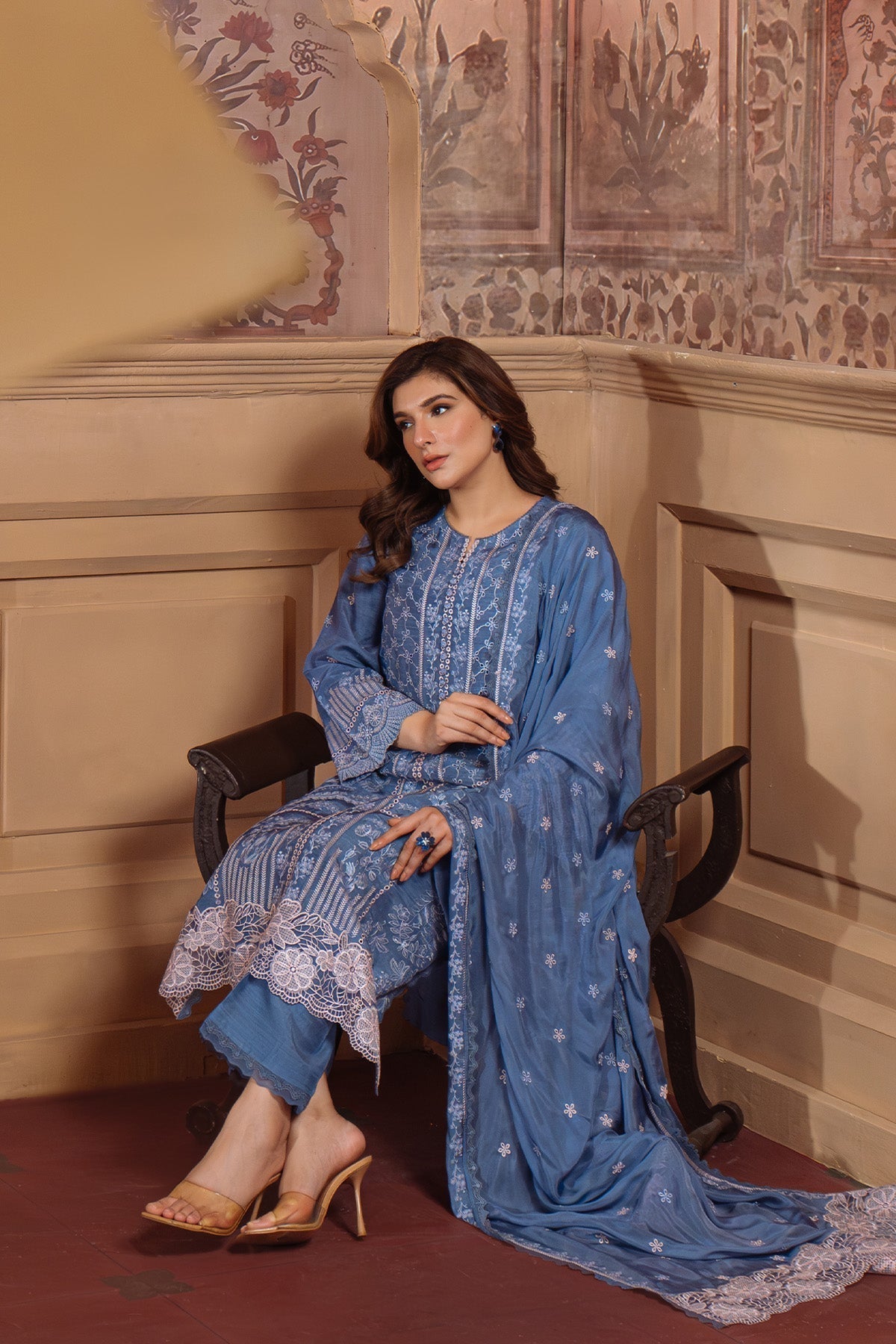 Sahar | Festive Edit Ready to Wear | Lagoon Luxe - RTW - House Of Hania