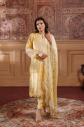 Sahar | Festive Edit Ready to Wear | Pale Primrose - RTW - House Of Hania