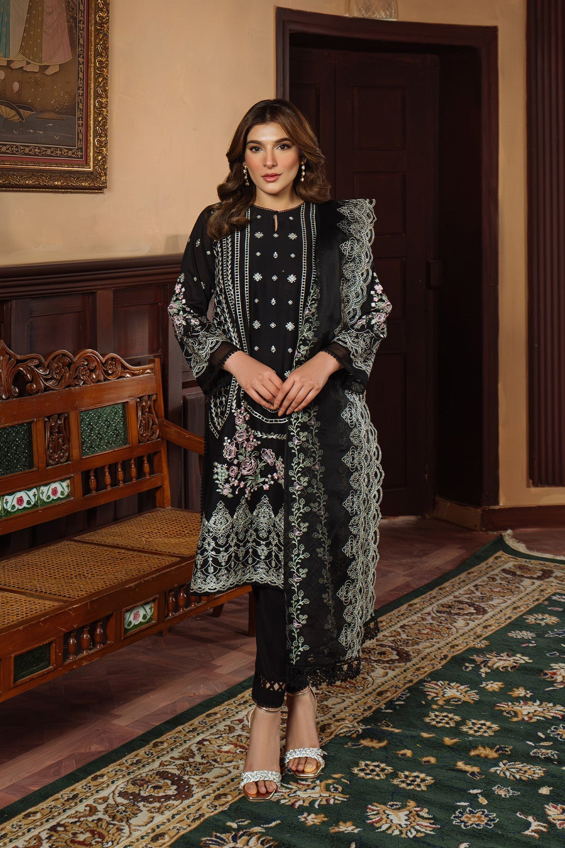 Sahar | Festive Edit Ready to Wear | Raven Poise - RTW - House Of Hania