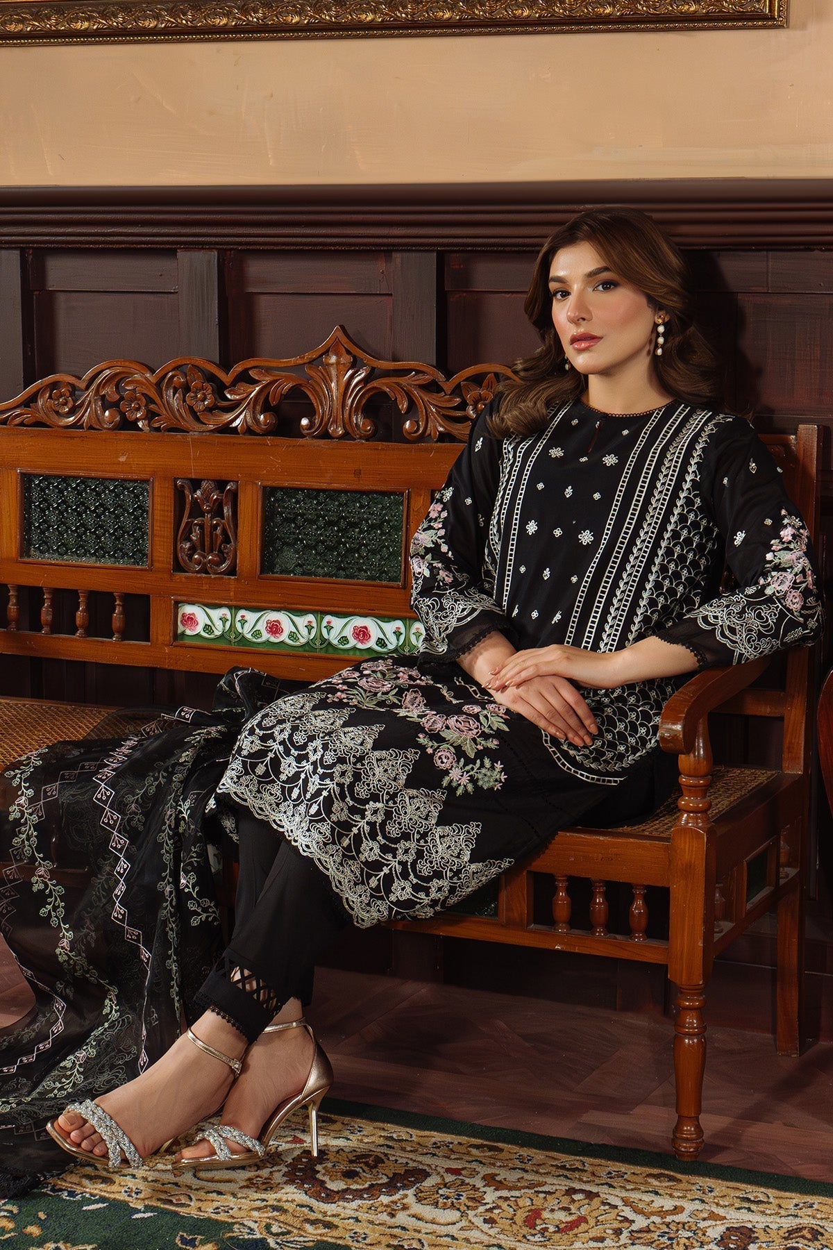 Sahar | Festive Edit Ready to Wear | Raven Poise - RTW - House Of Hania