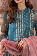 Sahar | Festive Edit Ready to Wear | Serene Teal - RTW - House Of Hania