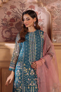 Sahar | Festive Edit Ready to Wear | Serene Teal - RTW - House Of Hania