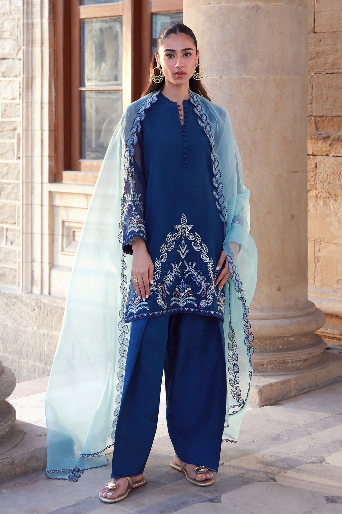 Sahar | Luxe Pret 25 | Aqua Dream - House Of Hania