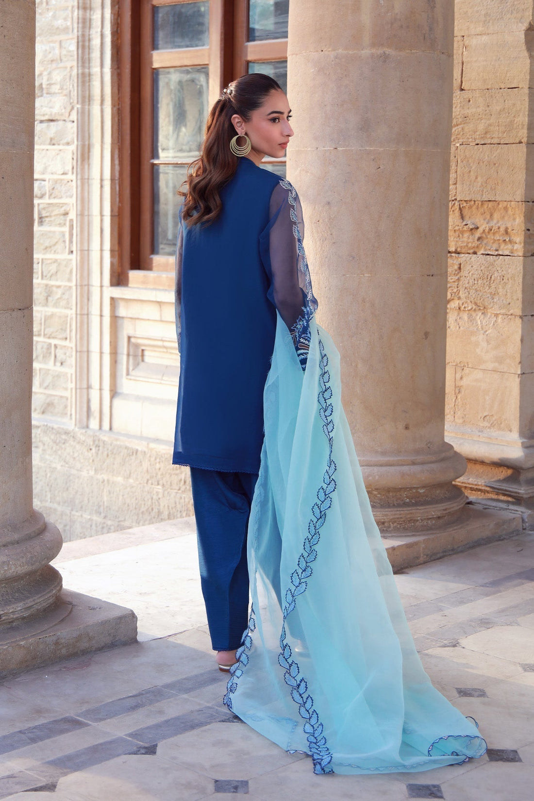 Sahar | Luxe Pret 25 | Aqua Dream - House Of Hania