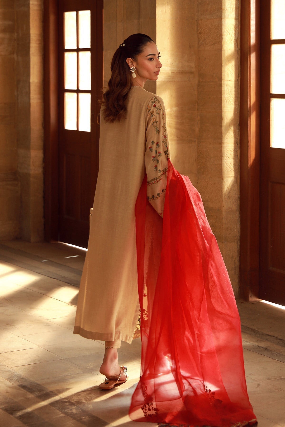 Sahar | Luxe Pret 25 | Crimson Bronze - House Of Hania