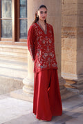 Sahar | Luxe Pret 25 | Crimson Garden - House Of Hania