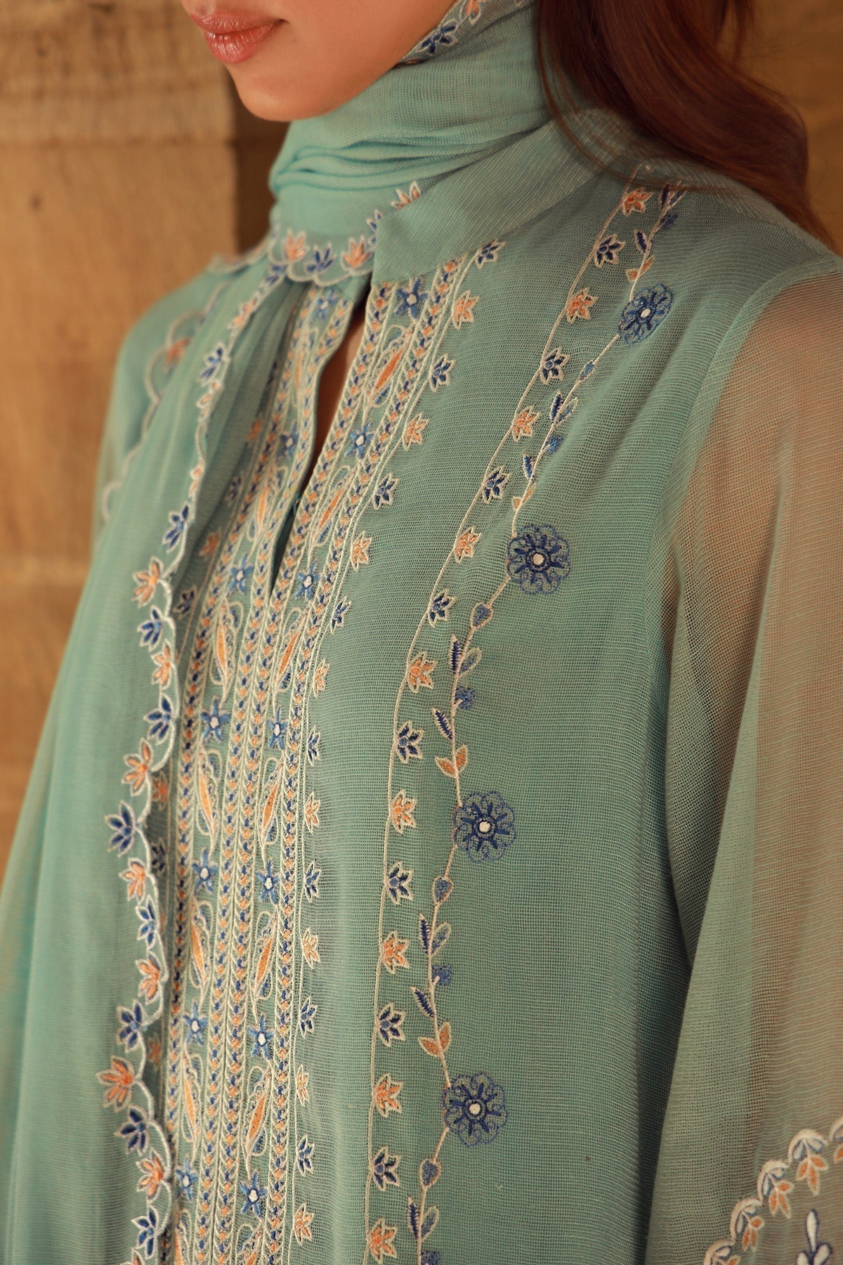 Sahar | Luxe Pret 25 | Persian Turquoise - House Of Hania