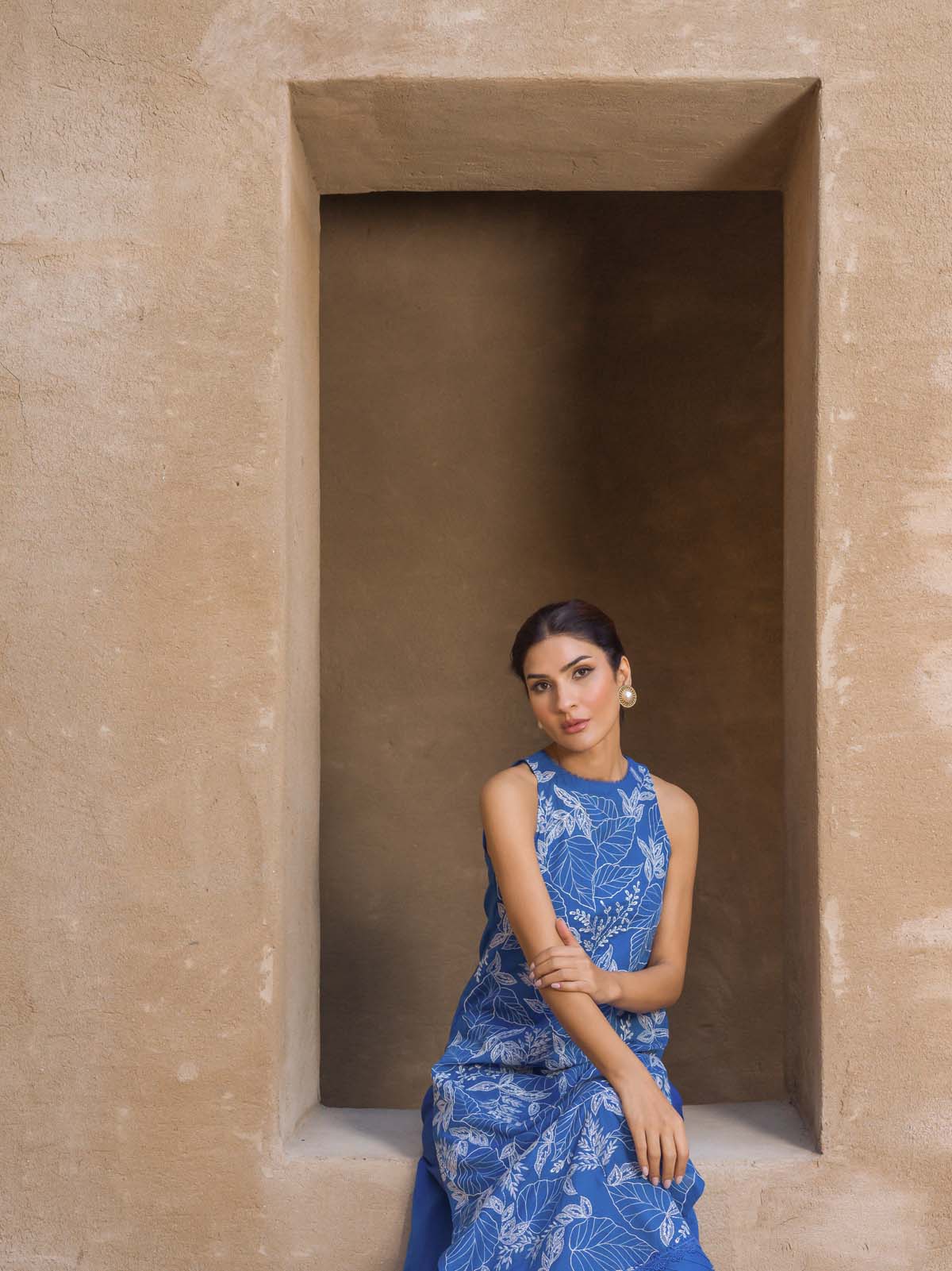 Sahar | Mirage Spring Luxury 24 | Slub Lawn 3 Piece (Embroidered) - House Of Hania