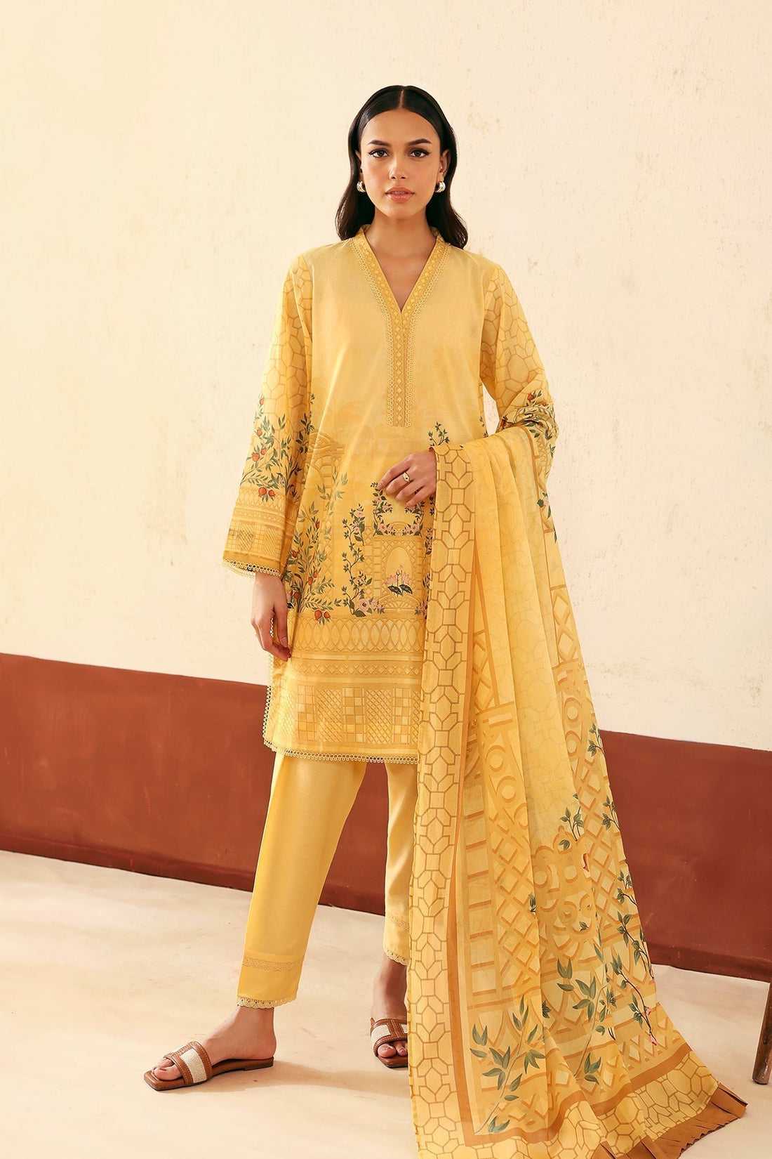 Sahar | Selene 25 | Golden Trellis - House Of Hania