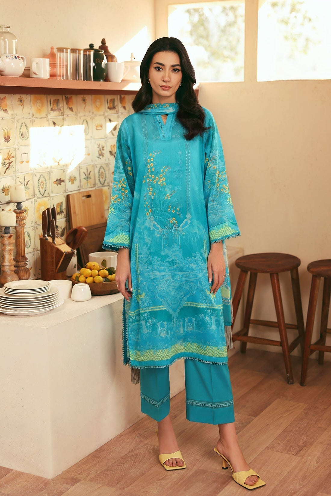 Sahar | Selene 25 | Oceanic Petals - House Of Hania