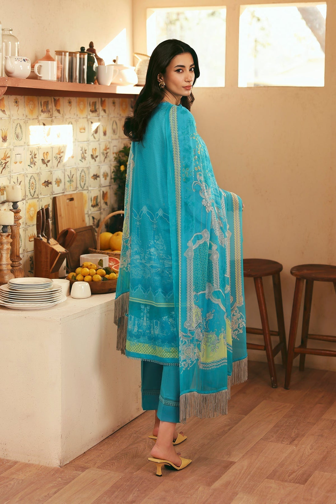Sahar | Selene 25 | Oceanic Petals - House Of Hania