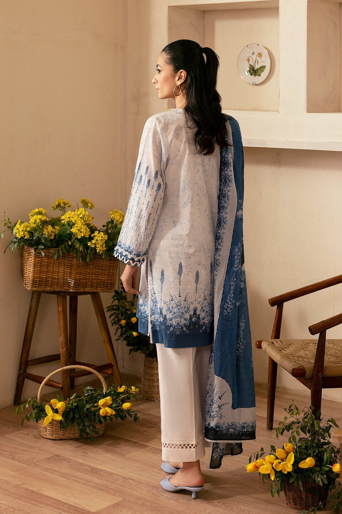Sahar | Selene 25 | Sapphire Petal - House Of Hania