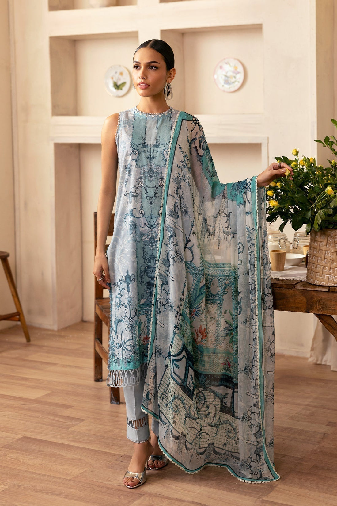 Sahar | Selene 25 | Silver Mist - House Of Hania