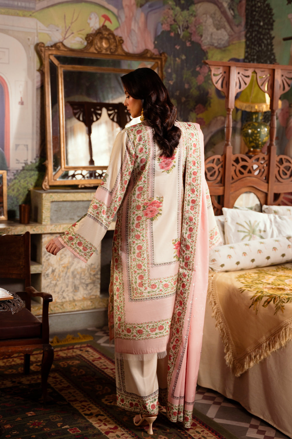 Saira Rizwan | Dahini Silk Pret | ADELIA -SRLP07-25 - House Of Hania