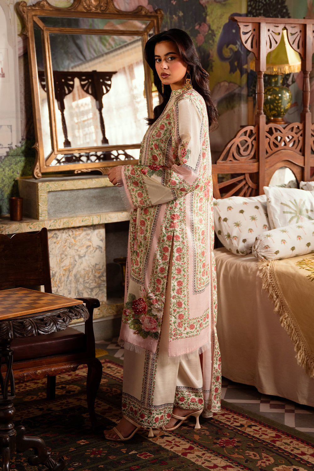 Saira Rizwan | Dahini Silk Pret | ADELIA -SRLP07-25 - House Of Hania