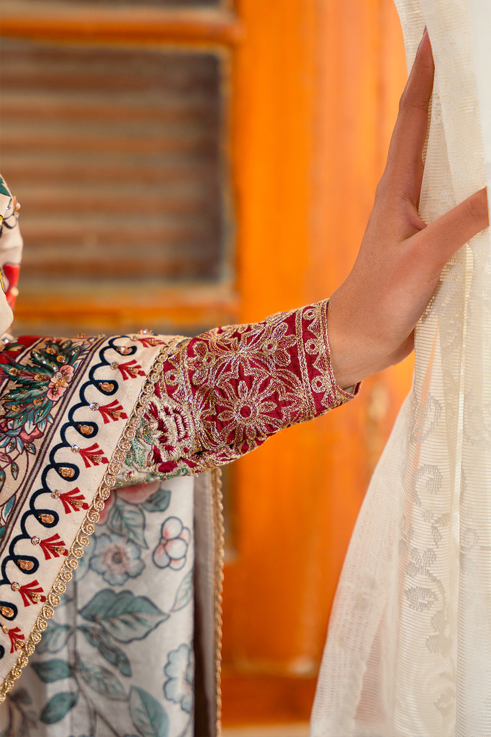 Saira Rizwan | Dahini Silk Pret | DUNE - SRLP01-25 - House Of Hania