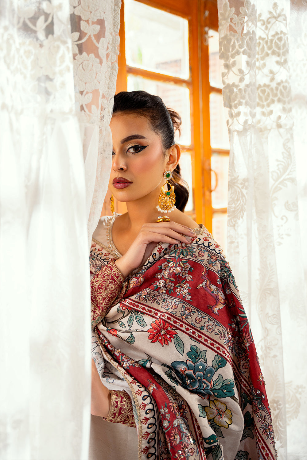 Saira Rizwan | Dahini Silk Pret | DUNE - SRLP01-25 - House Of Hania