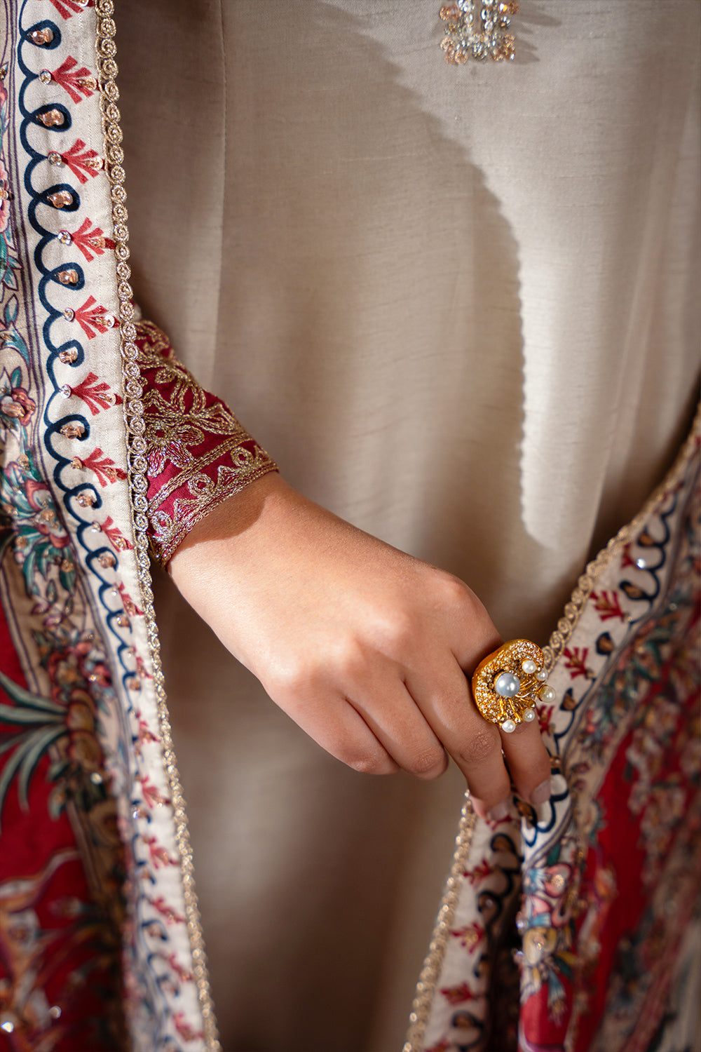 Saira Rizwan | Dahini Silk Pret | DUNE - SRLP01-25 - House Of Hania