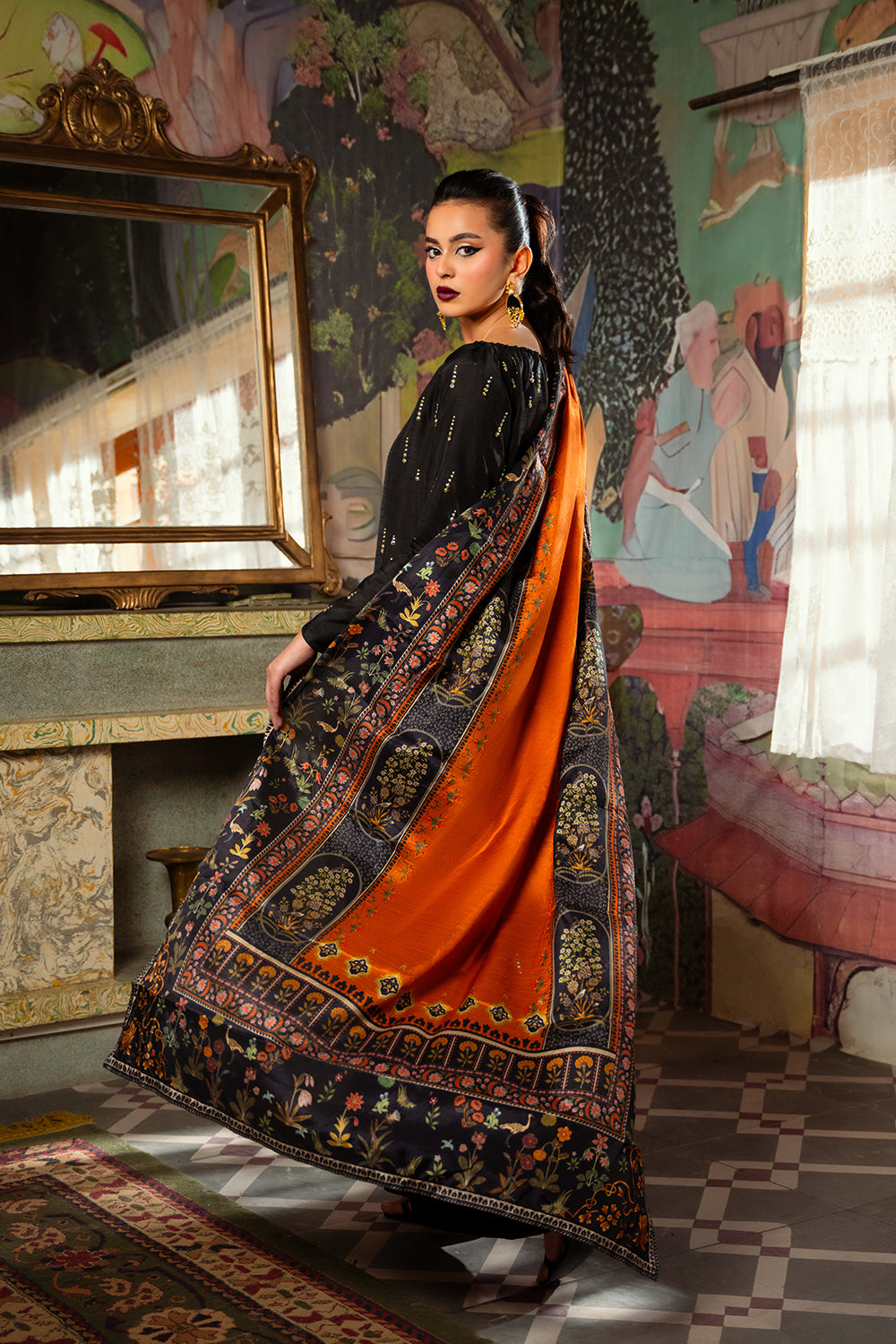 Saira Rizwan | Dahini Silk Pret | ESMA - SRLP02-25 - House Of Hania