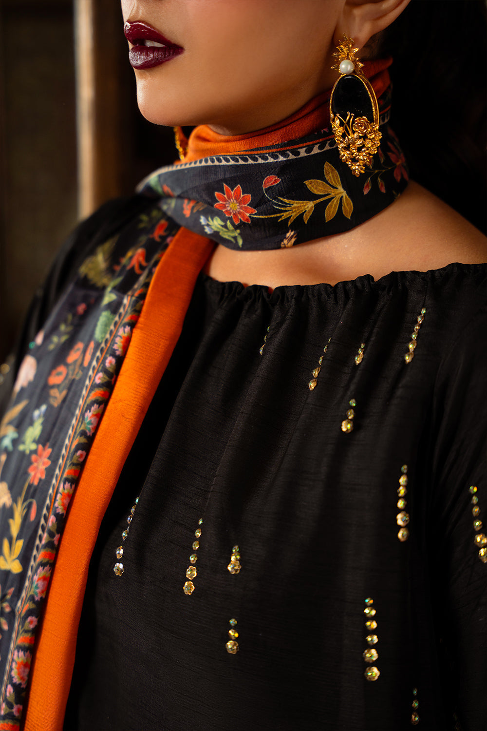 Saira Rizwan | Dahini Silk Pret | ESMA - SRLP02-25 - House Of Hania