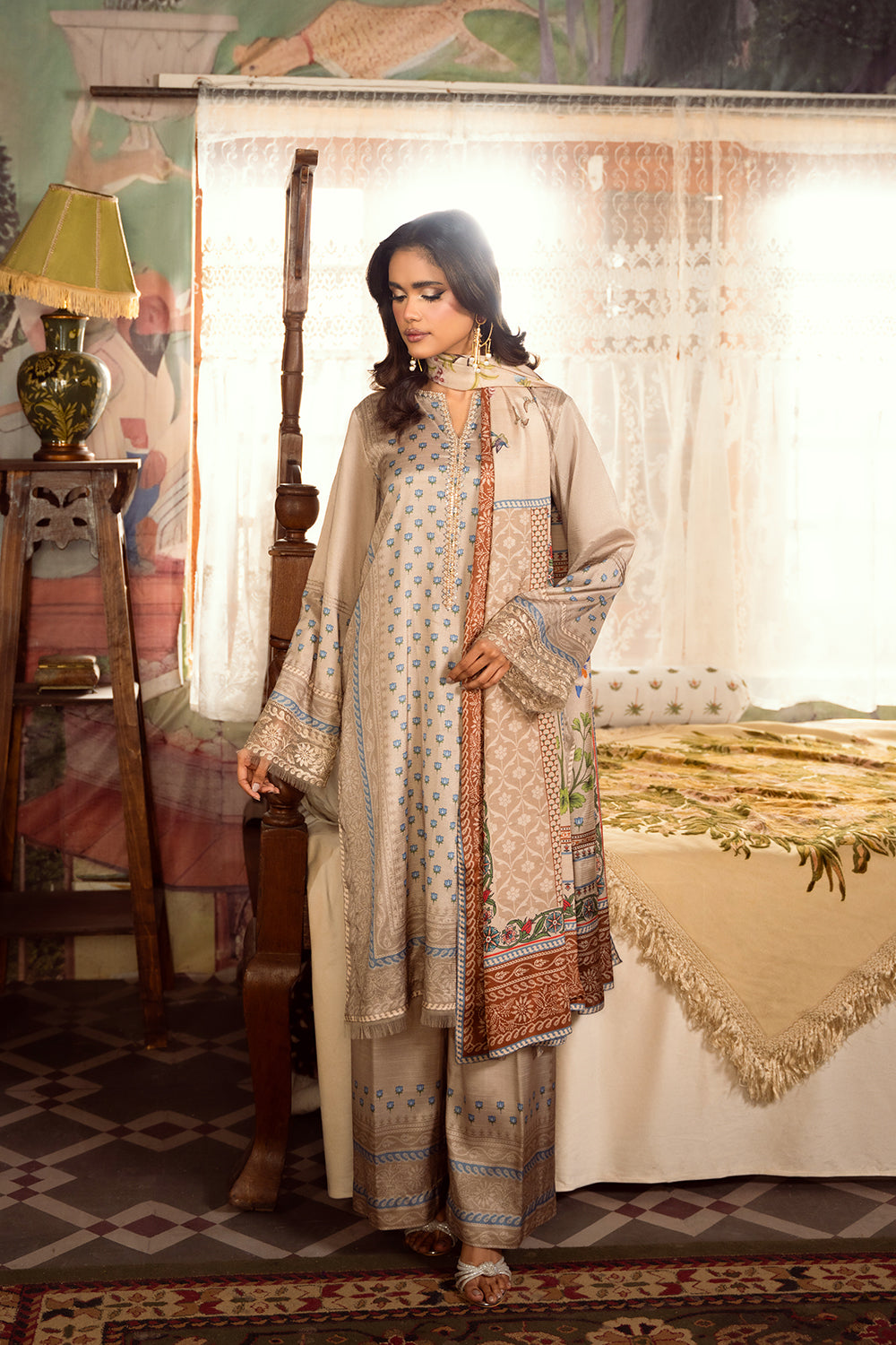 Saira Rizwan | Dahini Silk Pret | MERCINA - SRLP06-25 - House Of Hania