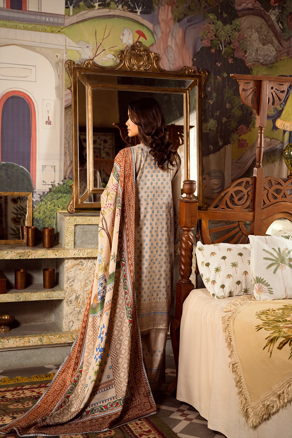 Saira Rizwan | Dahini Silk Pret | MERCINA - SRLP06-25 - House Of Hania