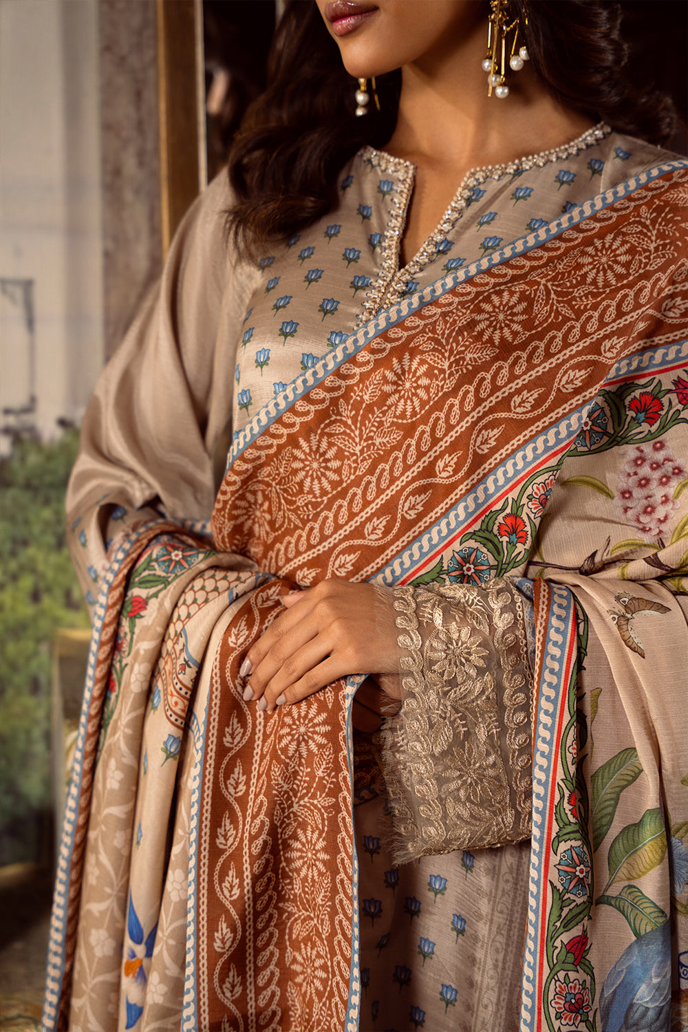Saira Rizwan | Dahini Silk Pret | MERCINA - SRLP06-25 - House Of Hania