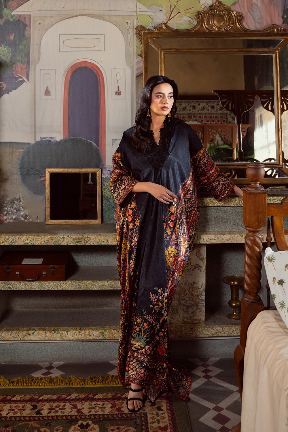 Saira Rizwan | Dahini Silk Pret | REEF -SRLP05-25 - House Of Hania