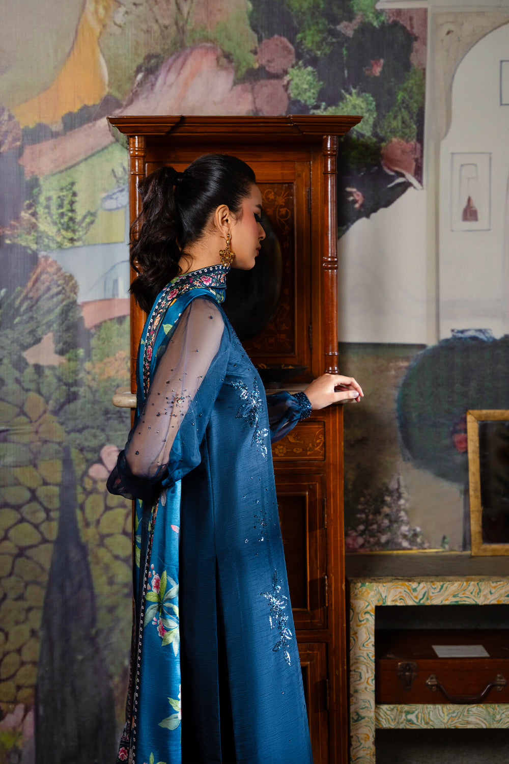 Saira Rizwan | Dahini Silk Pret | SIAN -SRLP03-25 - House Of Hania