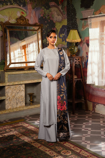 Saira Rizwan | Dahini Silk Pret | SWAN - SRLP04-25 - House Of Hania