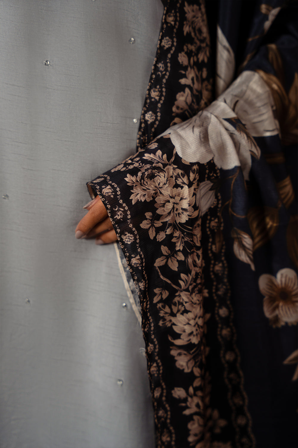 Saira Rizwan | Dahini Silk Pret | SWAN - SRLP04-25 - House Of Hania