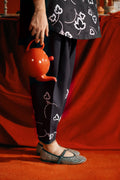 Saira Rizwan | Joolie Co ords | JOOLIE BLACK - JBP25-06 - House Of Hania