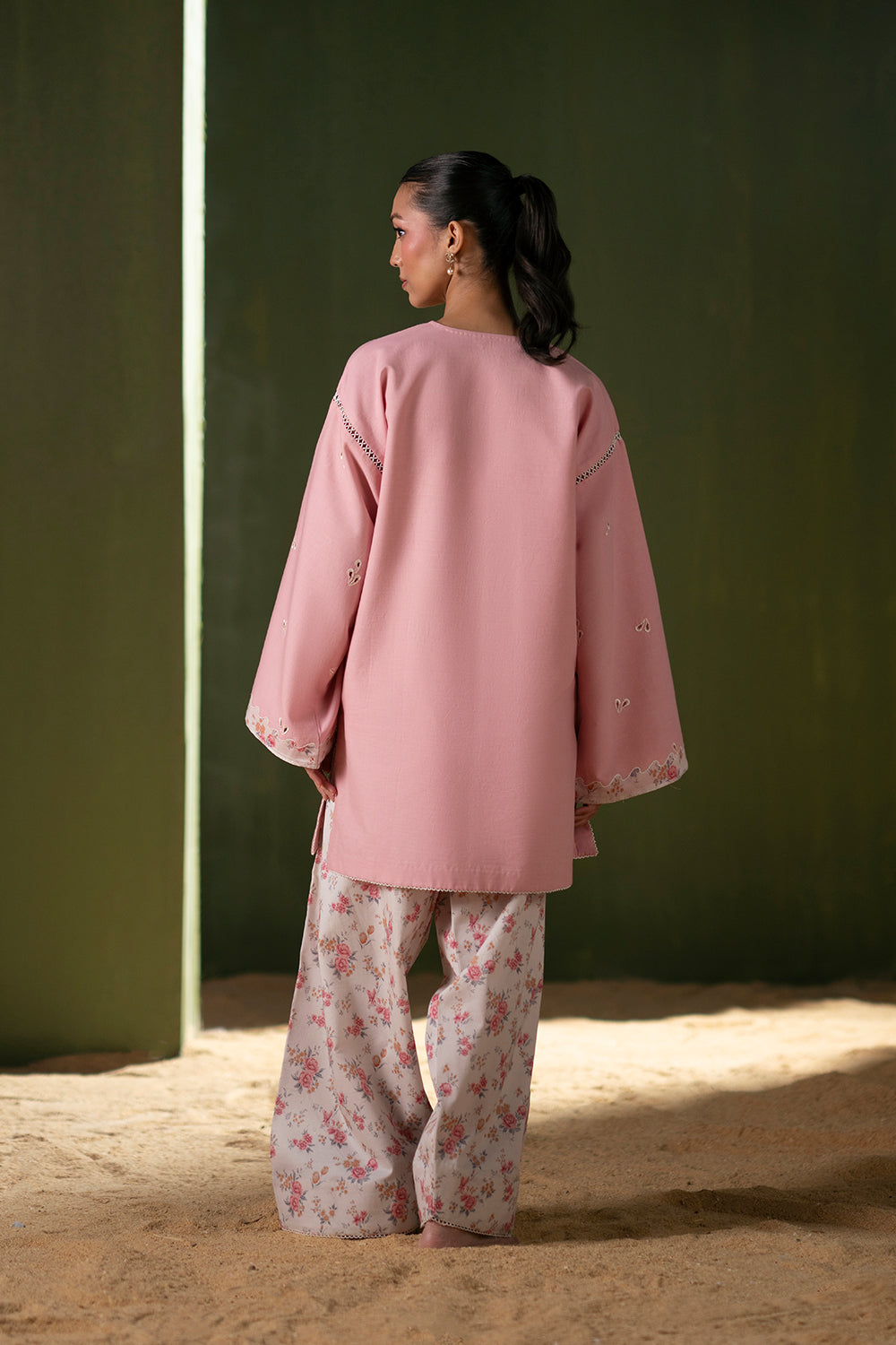 Saira Rizwan | Joolie Co ords | JOOLIE PINK - JBP25-08 - House Of Hania