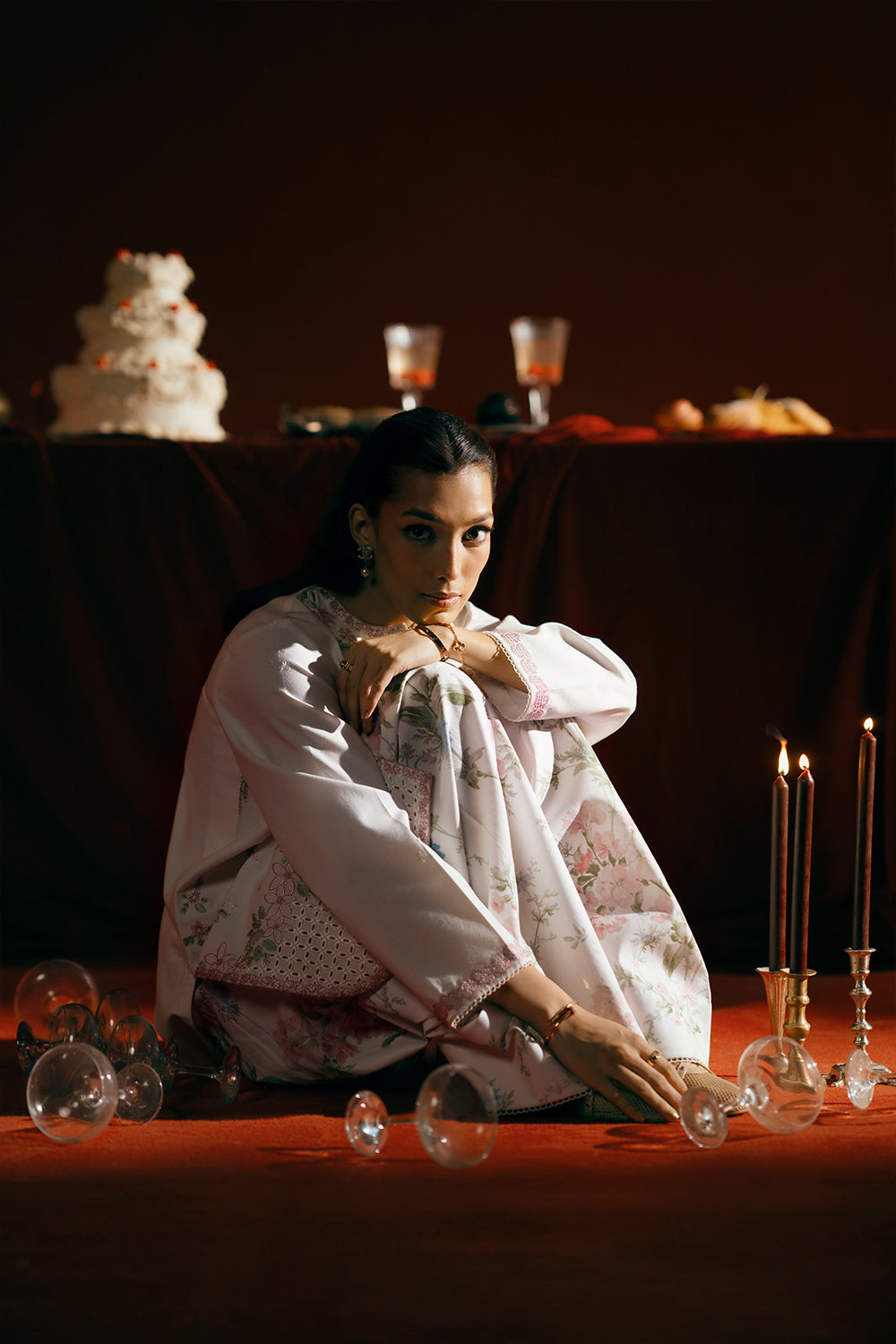 Saira Rizwan | Joolie Co ords |JOOLIE WHITE - JBP25-07 - House Of Hania