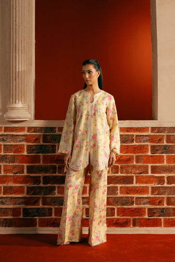 Saira Rizwan | Joolie Co ords | YELLOW-JBP25-01 - House Of Hania