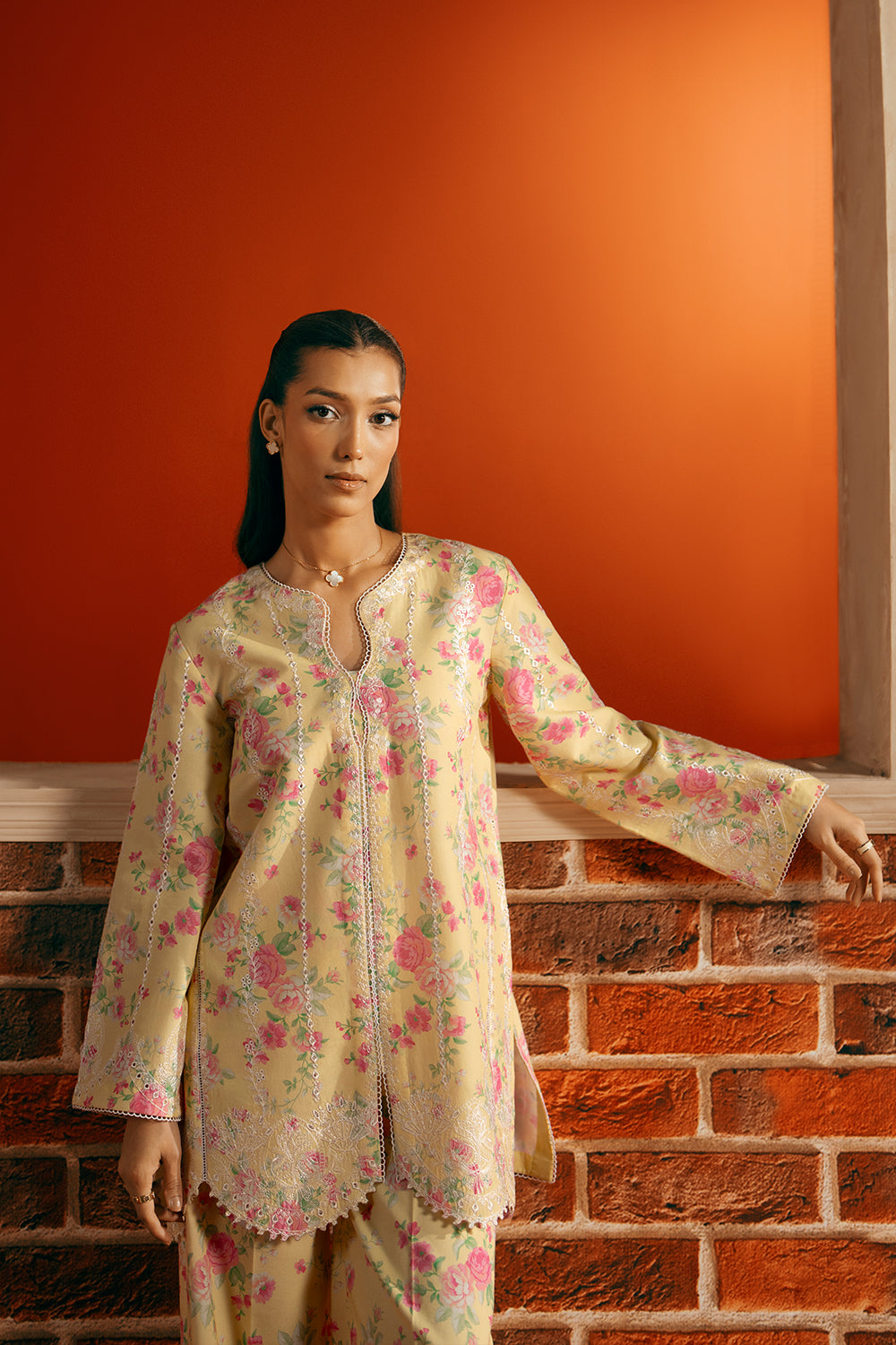 Saira Rizwan | Joolie Co ords | YELLOW-JBP25-01 - House Of Hania