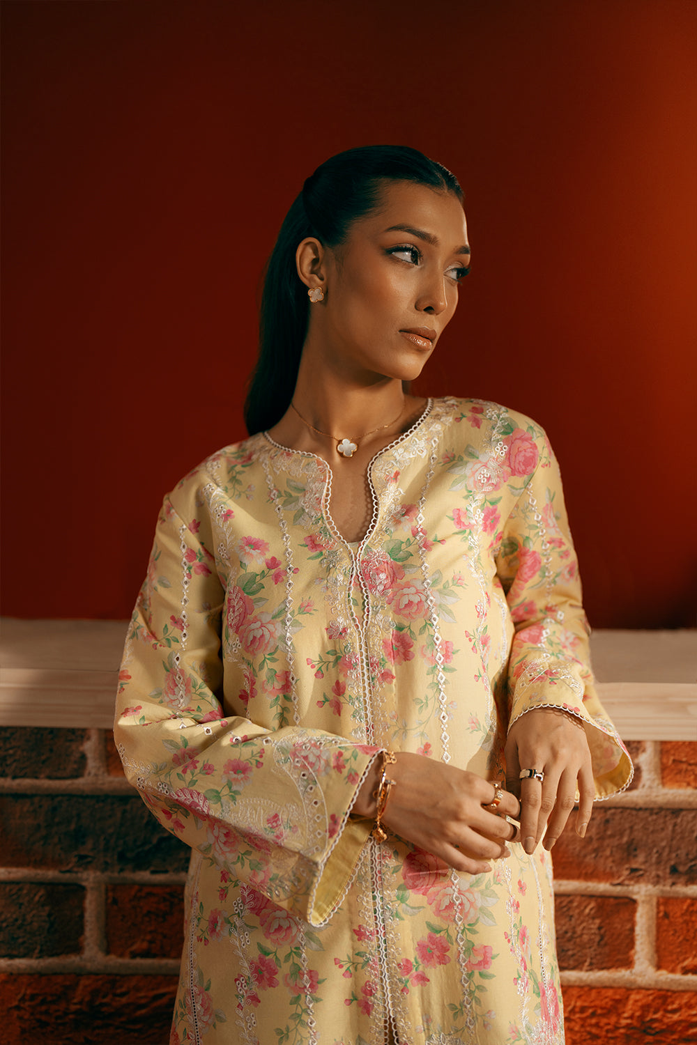 Saira Rizwan | Joolie Co ords | YELLOW-JBP25-01 - House Of Hania