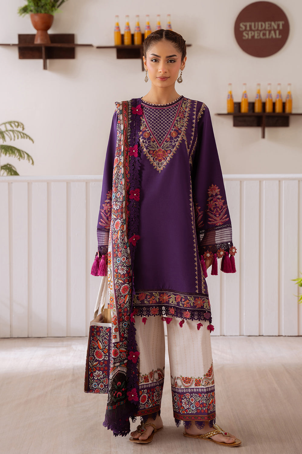 Saira Rizwan | Laanem Summer Lawn 25 | ELIF-B-SRL25-05 - House Of Hania
