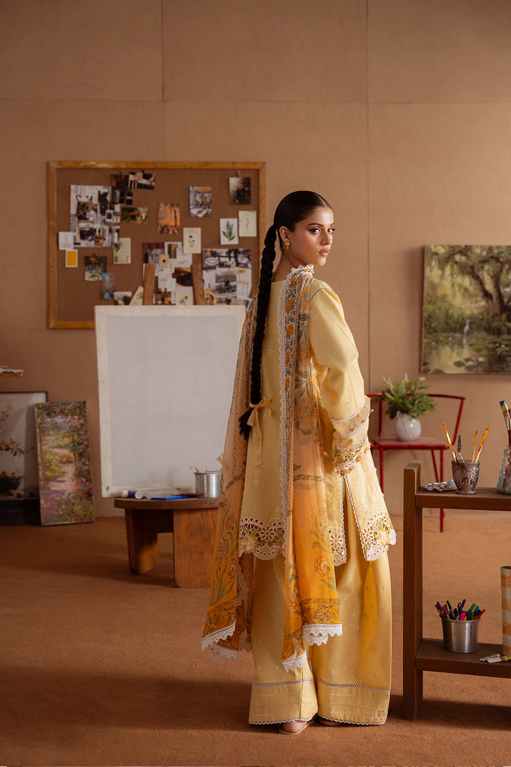 Saira Rizwan | Laanem Summer Lawn 25 | LEYLA-A-SRL25-04 - House Of Hania