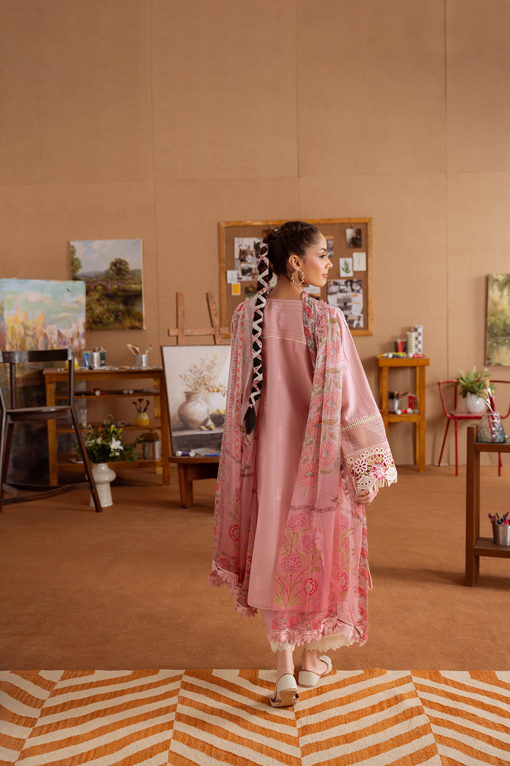 Saira Rizwan | Laanem Summer Lawn 25 | LEYLA-B-SRL25-04 - House Of Hania