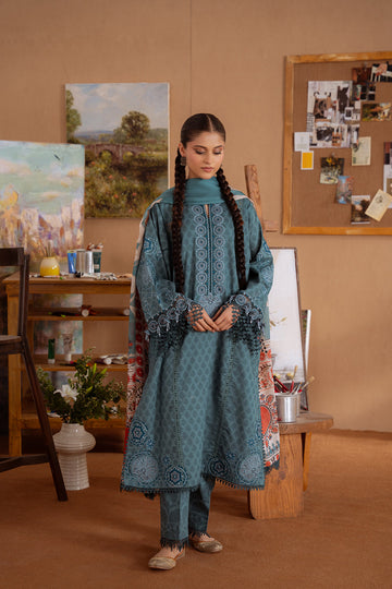 Saira Rizwan | Laanem Summer Lawn 25 | SEREN-B-SRL25-08 - House Of Hania