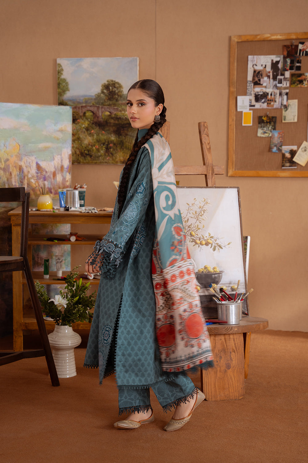 Saira Rizwan | Laanem Summer Lawn 25 | SEREN-B-SRL25-08 - House Of Hania