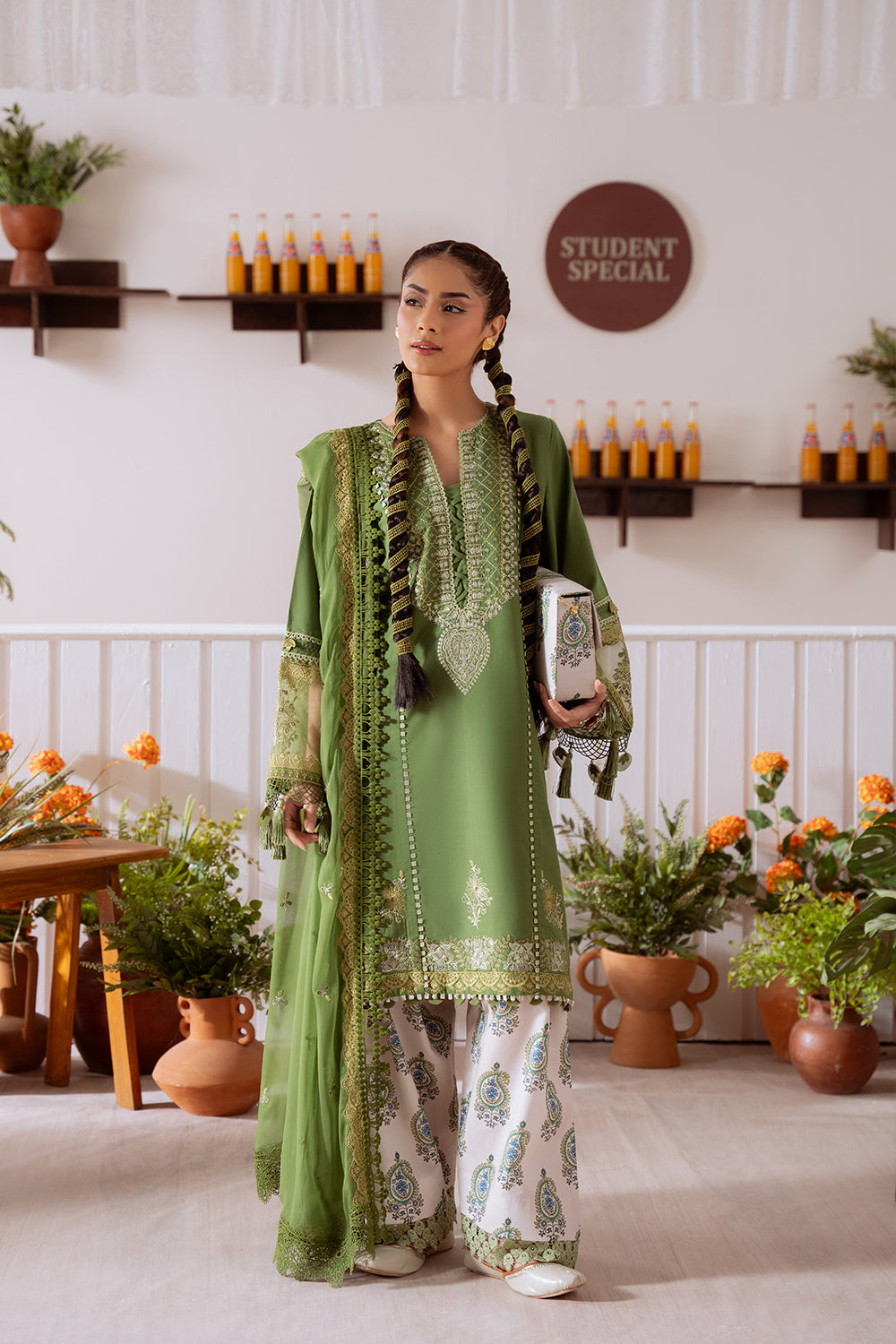 Saira Rizwan | Laanem Summer Lawn 25 | ZAFIRA-A-SRL25-03 - House Of Hania