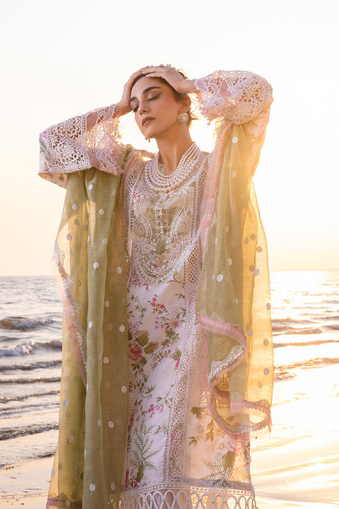 Saira Rizwan | Luxury Lawn 24 | AKOYA - SRLL24-05 - House Of Hania