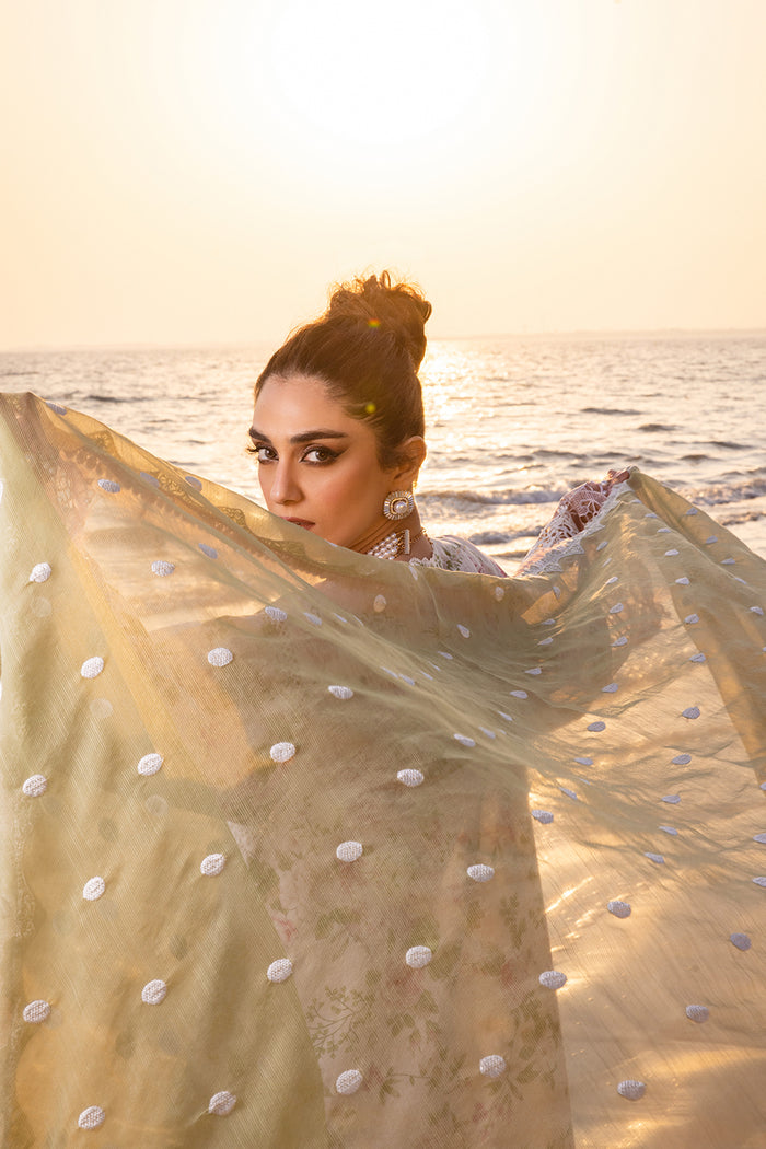 Saira Rizwan | Luxury Lawn 24 | AKOYA - SRLL24-05 - House Of Hania