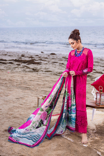 Saira Rizwan | Luxury Lawn 24 | DAMASK - SRLL24-08 - House Of Hania