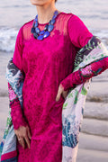 Saira Rizwan | Luxury Lawn 24 | DAMASK - SRLL24-08 - House Of Hania