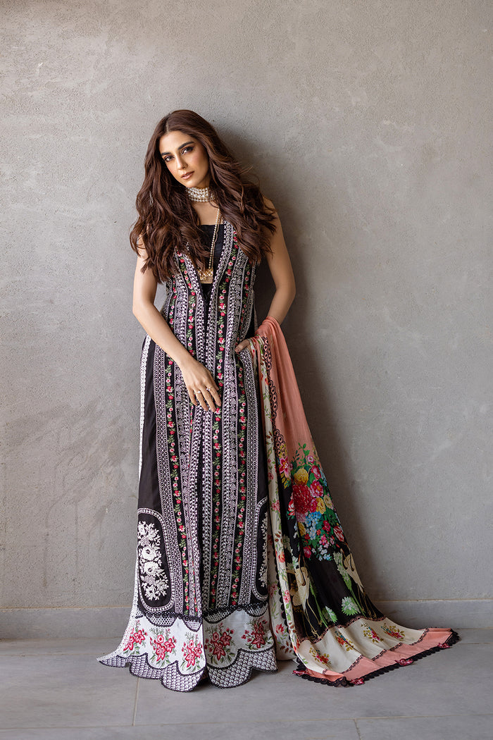 Saira Rizwan | Luxury Lawn 24 | EMBER - SRLL24-06 - House Of Hania