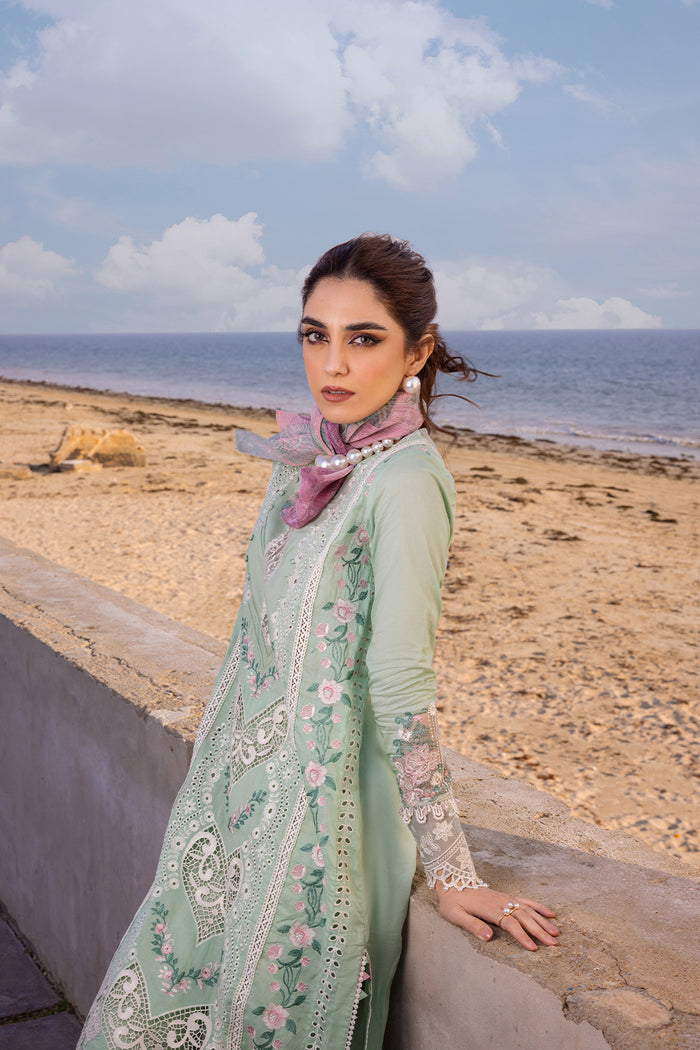 Saira Rizwan | Luxury Lawn 24 | KESHI - SRLL24-02 - House Of Hania